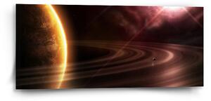 Sablio Obraz Vesmír - 110x50 cm