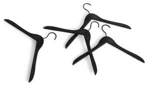 HAY Ramínka Coat Hanger set 4 ks, black