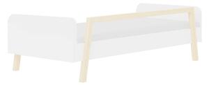 Benlemi Scandi jednolůžko MODULAR s šikmými nohami a zábranou Rozměr: 90x200 cm, Varianta: Bez čela