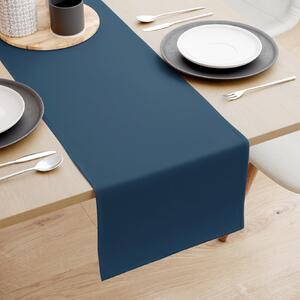 Goldea běhoun na stůl 100% bavlněné plátno - námořnický modrý 20x180 cm