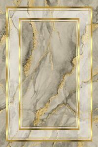 Conceptum Hypnose Koberec Marble Frame 180x280 cm béžový/zlatý