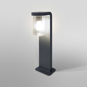 OSRAM osvětlení cesty ENDURA CLASSIC CASCADE 50 cm tmavě šedá/čirá, stmívatelný, Hliník / šedá / zinek, Hliník, Moderní