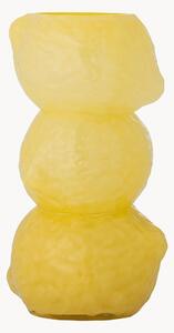 Ručně foukaná skleněná váza Limone
