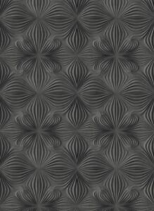 Marburg Designová 3D vliesová tapeta mural ORNAMENT tmavě šedý