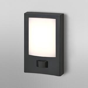 OSRAM LED senzorové venkovní nástěnné svítidlo ENDURA STYLE ENTRANCE grafitová, Hliník / šedá / zinek, Hliník, Moderní