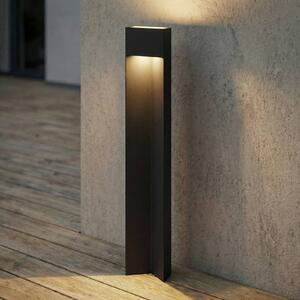 Lucande LED osvětlení cesty Kaholo, matná černá, 90 cm, IP44, Černá, Hliník, Moderní