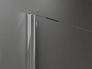 Mexen Velar, posuvné dveře do otvoru typ Walk-In 130 cm, 8mm čiré sklo, chromová, 871-130-000-03-01