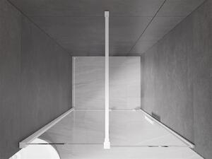 Mexen Velar, posuvné dveře do otvoru 90x200 cm, 8mm čiré sklo, bílá, 871-090-000-01-20