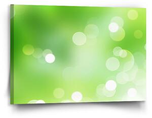 Sablio Obraz Zelená abstrakce 2 - 90x60 cm