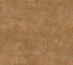 A.S. Création | Vliesová tapeta na zeď Titanium 3 38199-4 | 0,53 x 10,05 m | zlatá, metalická, hnědá