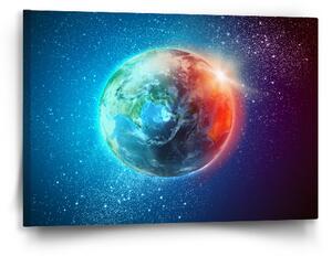 Sablio Obraz Země ve vesmíru - 60x40 cm