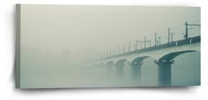Sablio Obraz Železniční most - 110x50 cm
