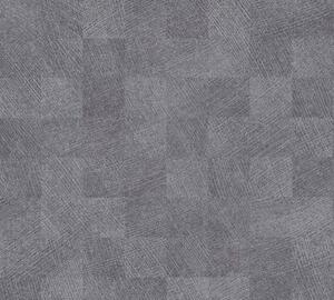A.S. Création | Vliesová tapeta na zeď Titanium 3 38200-4 | 0,53 x 10,05 m | metalická, šedá