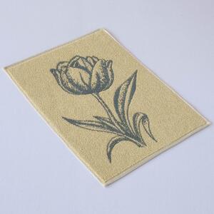 Kuchyňský ručník Veba ZARA Tulipán žlutošedá Velikost: 35x50 cm