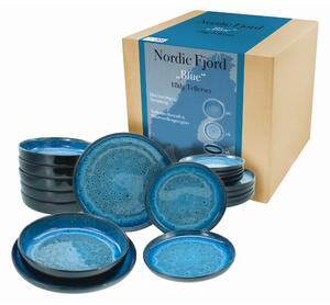 Creatable Sada nádobí Nordic Fjord (18dílná sada talířů, modrá) (100391906003)