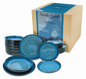 Creatable Sada nádobí Nordic Fjord (18dílná sada talířů, modrá) (100391906003)