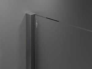 Mexen Velar Duo, posuvné dveře do otvoru 200x200 cm, 8mm čiré sklo, grafitová matná, 871-200-000-02-66