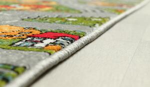 KARAT Běhounový zelený koberec Kolibri 11045-130 Šířka: 80 cm