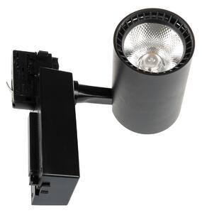 T-LED Lištové svítidlo TORU-B 20W černé Studená bílá