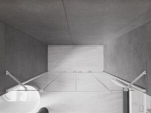 Mexen Velar Duo, posuvné dveře do otvoru 180x200 cm, 8mm čiré sklo, chromový profil, 871-180-000-02-01