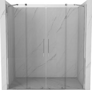 Mexen Velar Duo, posuvné dveře do otvoru 170x200 cm, 8mm čiré sklo, chromový profil, 871-170-000-02-01