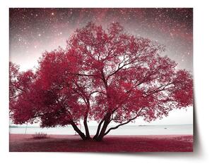 Plakát SABLIO - Červený strom 90x60 cm