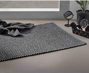 KELA Koupelnová předložka Miu směs bavlna/polyester granitově šedá 80,0x50,0x1,0cm KL-24733