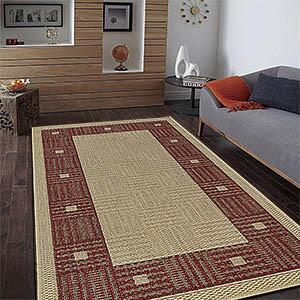 Oriental Weavers koberce Kusový koberec SISALO/DAWN 879/O44P (J84 Red) – na ven i na doma - 200x285 cm