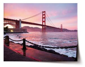 Sablio Plakát Golden Gate - 60x40 cm