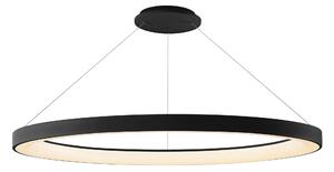 Mantra 8646 Niseko II, závěsné kruhové svítidlo LED 66W, 2700-5000K, dálk. ovládání, černá, průměr 90cm