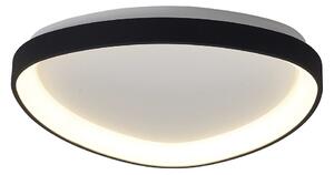 Mantra 8630 Niseko II, trojúhelníkové černá stropní svítidlo LED 38W, 2700-5000K, dálk. ovládání, 42x42cm