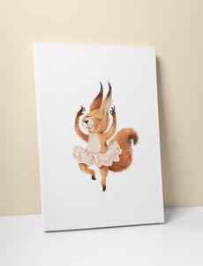 Plakát / Obraz Veselá zvířátka Pololesklý saténový papír A4 - 21 x 29,7 cm