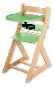 Hajdalánek Rostoucí židle ELA - velký pultík (buk, zelená) ELABUKZELENA