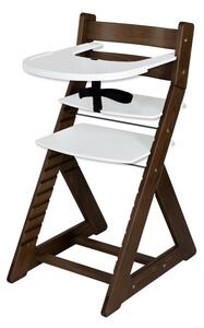 Hajdalánek Rostoucí židle ELA - velký pultík (ořech, bílá) ELAORECHBILA