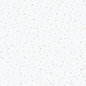 Dětská vliesová tapeta na zeď, modrá, puntíky, kaňky, 289-2, Enzo, ICH Wallcoverings