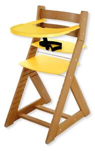 Hajdalánek Rostoucí židle ELA - velký pultík (dub světlý, žlutá) ELADUBSVEZLUTA