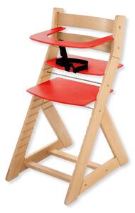 Hajdalánek Rostoucí židle ANETA - malý pultík (buk, červená) ANETABUKCERVENA