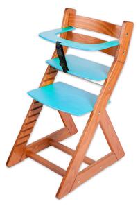 Hajdalánek Rostoucí židle ANETA - malý pultík (třešeň, modrá) ANETATRESENMODRA