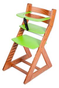 Hajdalánek Rostoucí židle ANETA - malý pultík (třešeň, zelená) ANETATRESENZELENA