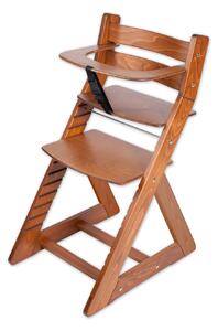 Hajdalánek Rostoucí židle ANETA - malý pultík (dub tmavý, dub tmavý) ANETADUBTMAVY
