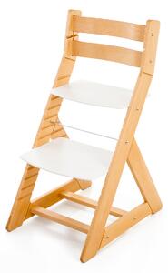 Hajdalánek Rostoucí židle ALMA - standard (buk, bílá) ALMABUKBILA