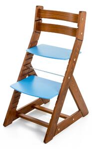 Hajdalánek Rostoucí židle ALMA - standard (dub tmavý, modrá) ALMADUBTMAVYMODRA