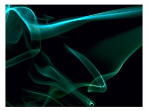 Fototapeta - Modré kouřové vlny 200x154 + zdarma lepidlo