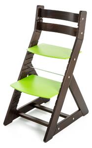 Hajdalánek Rostoucí židle ALMA - standard (wenge, zelená) ALMAWENGEZELENA
