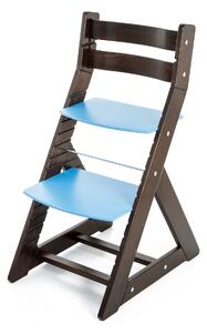 Hajdalánek Rostoucí židle ALMA - standard (wenge, modrá) ALMAWENGEMODRA