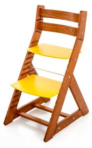 Hajdalánek Rostoucí židle ALMA - standard (třešeň, žlutá) ALMATRESENZLUTA