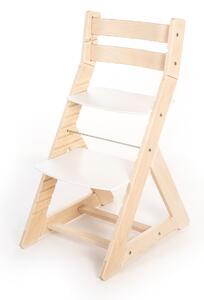 Hajdalánek Rostoucí židle ALMA - standard (bříza, bílá) ALMABRIZABILA
