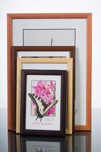 VANILLA - dřevěný rámeček na fotky: 30x45cm, zasklení: Sklo