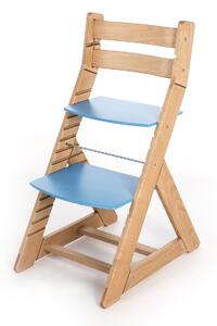Hajdalánek Rostoucí židle ALMA - standard (dub světlý, modrá) ALMADUBSVEMODRA