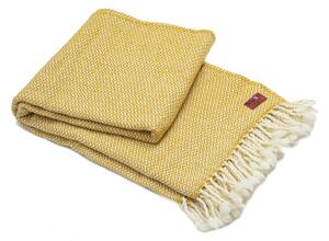 Wool blanket Perelika merino IV - yellow